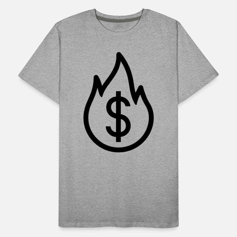 Argent qui Brûle T-shirt bio Premium Homme