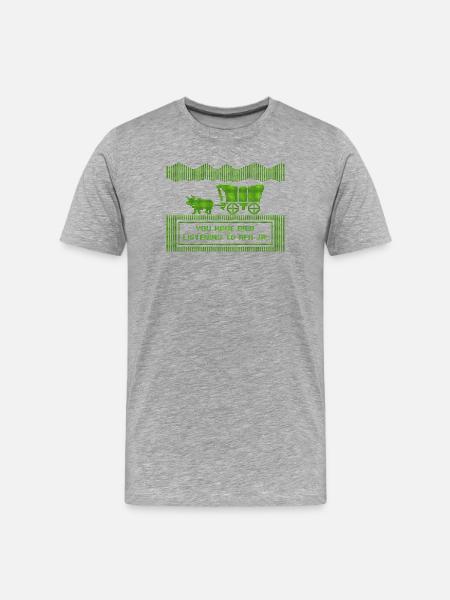You Have Died from Listening to RFK Jr - Men's Premium Organic T-Shirt - heather grey
