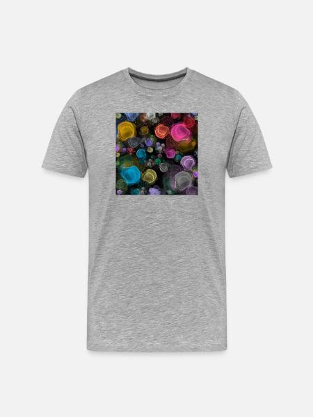 paint - Men's Premium Organic T-Shirt - heather grey