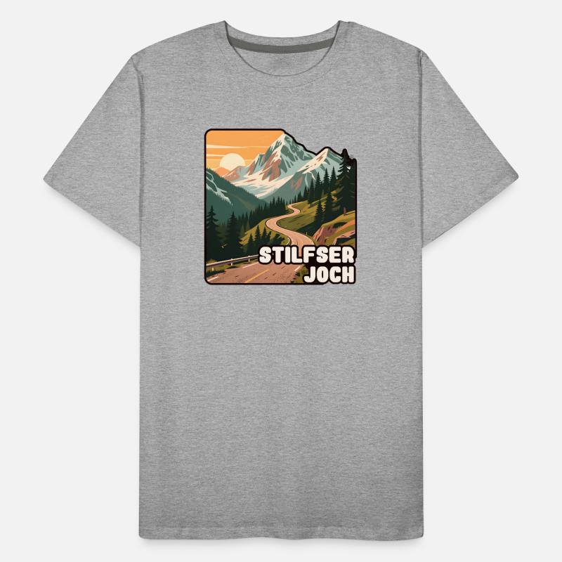 Stilfser Joch Männer Premium Bio T-Shirt