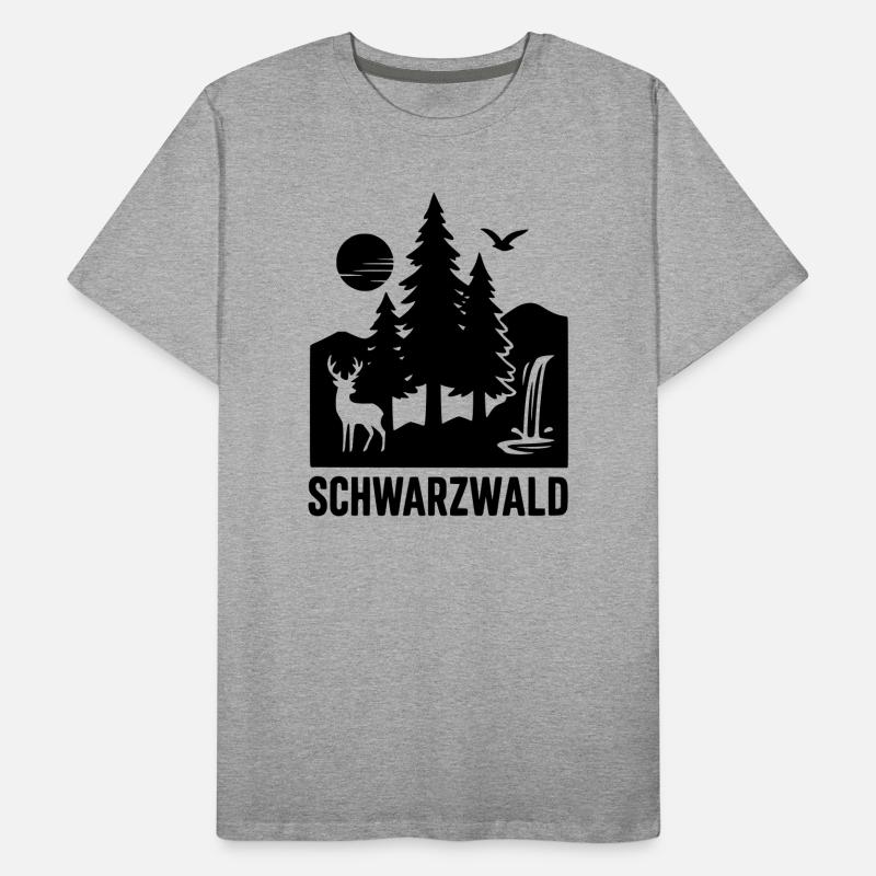 Forêt-Noire T-shirt bio Premium Homme