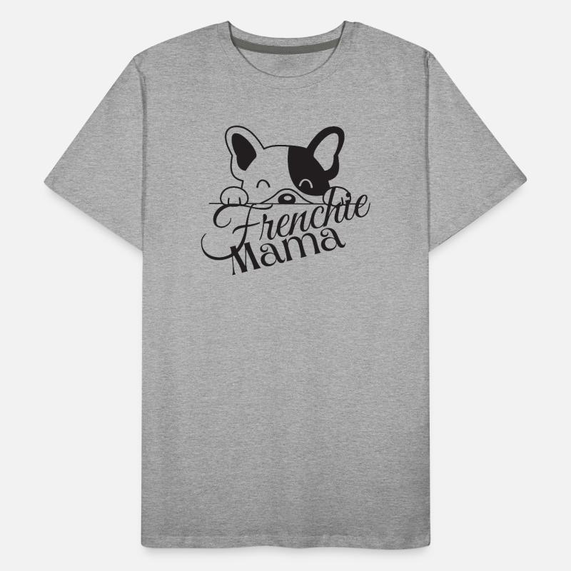 Frenchie Mama Bouledogue français T-shirt bio Premium Homme