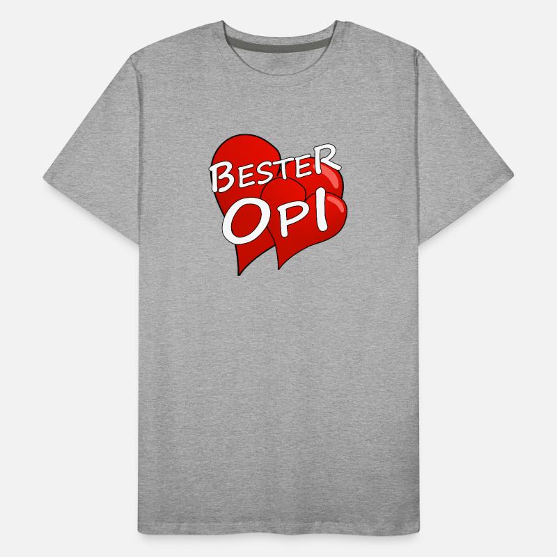BESTER OPI Männer Premium Bio T-Shirt