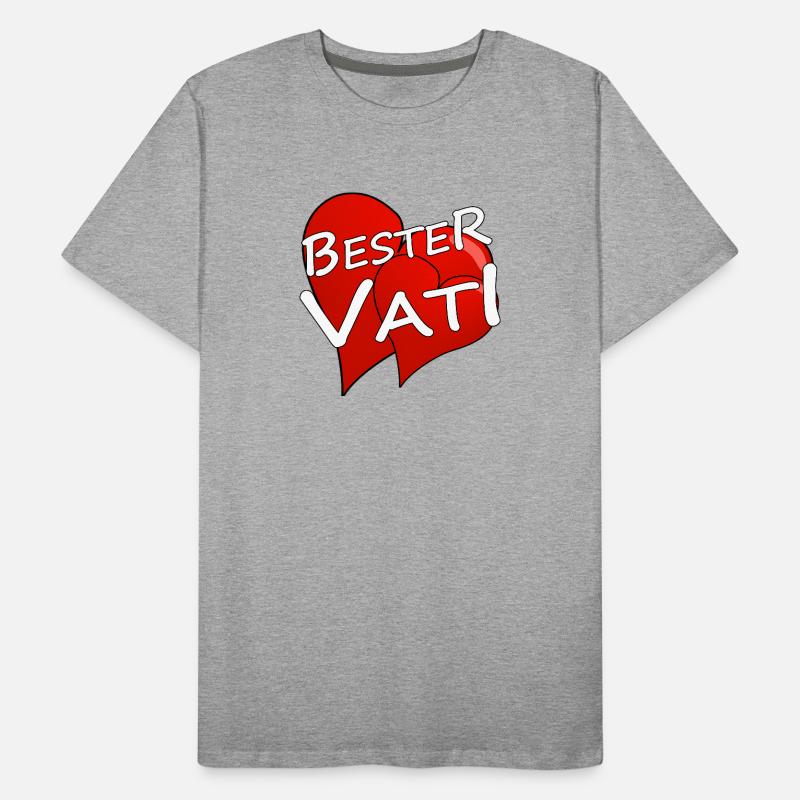 BESTER VATI Männer Premium Bio T-Shirt