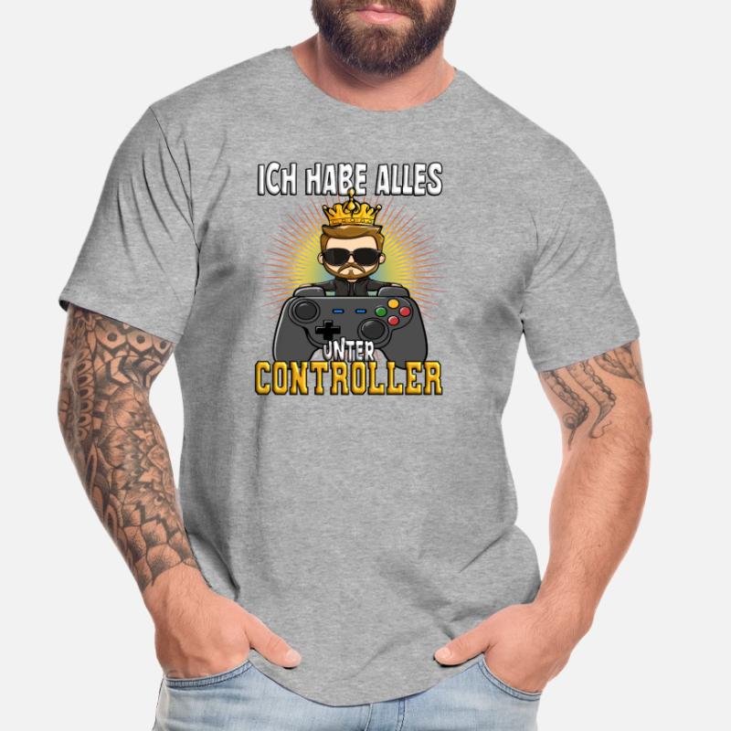 I've got everything under controller - König zockt Men's Premium Organic T-Shirt