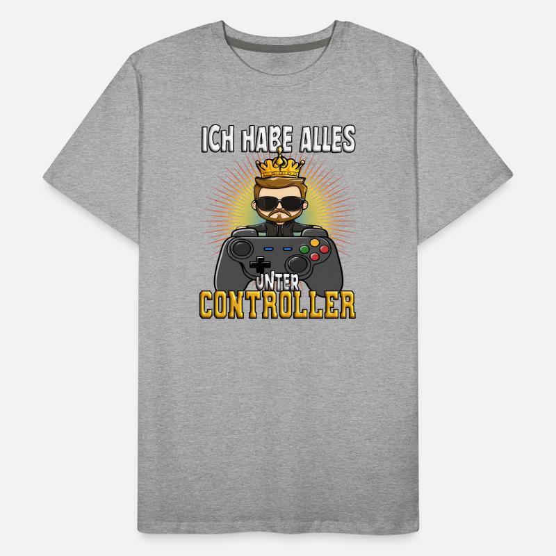 I've got everything under controller - König zockt Men's Premium Organic T-Shirt