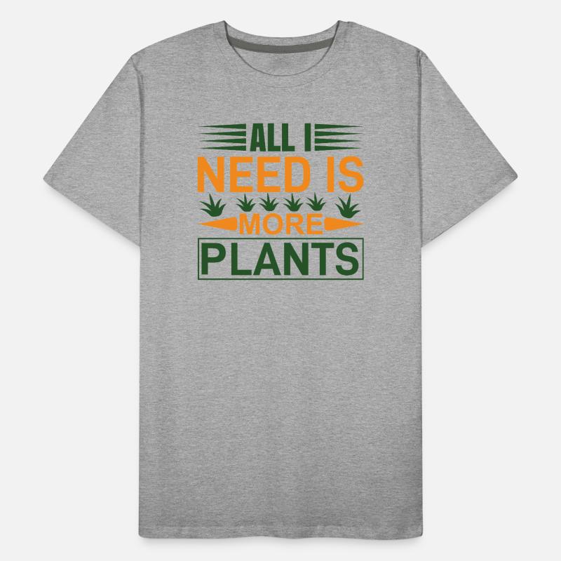 Need more plants Men's Premium Organic T-Shirt