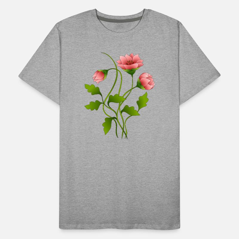 Fleur T-shirt bio Premium Homme