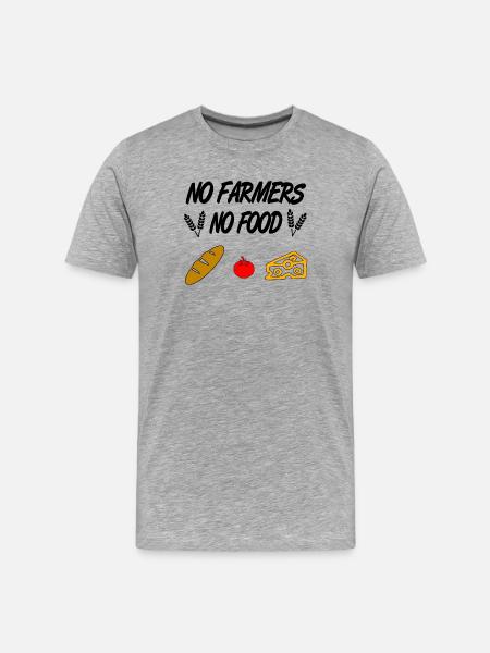 farmer - Men's Premium Organic T-Shirt - heather grey