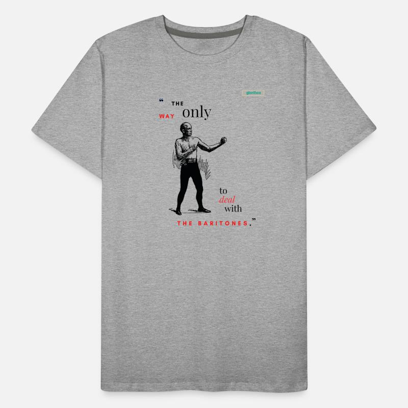 BARITONES PARODY design 001 Men's Premium Organic T-Shirt