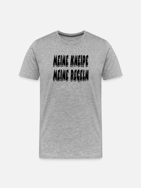 Pub - Men's Premium Organic T-Shirt - heather grey