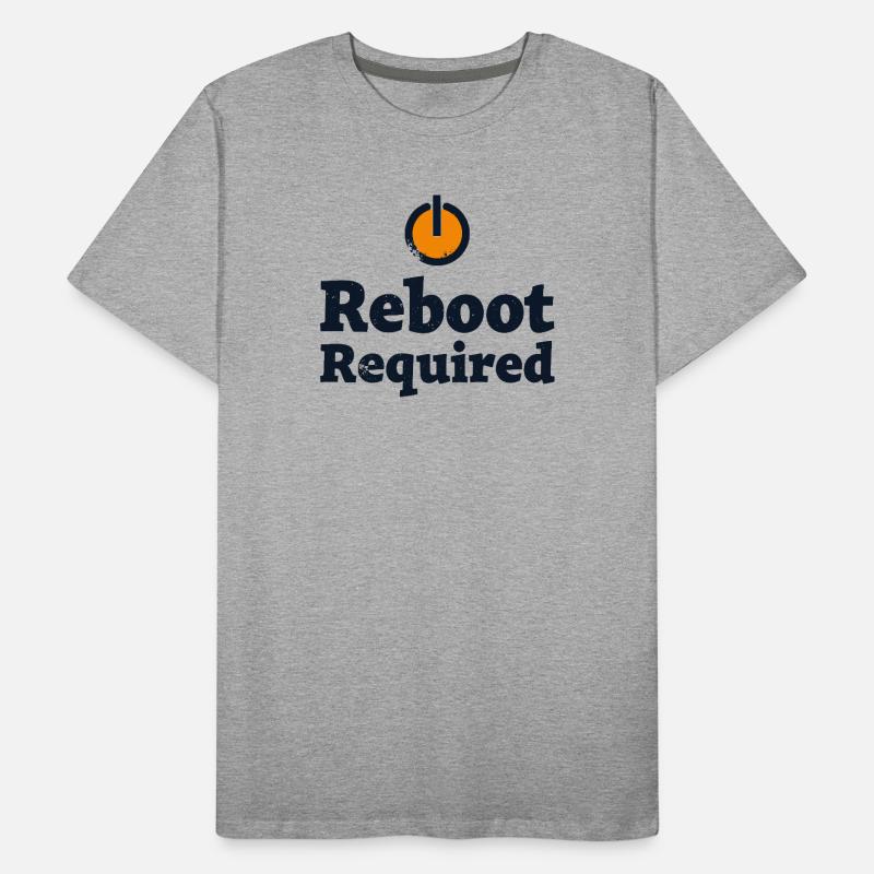 REDÉMARRAGE REQUIS Redémarrage requis T-shirt bio Premium Homme