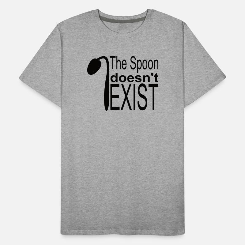 The spoon does not exist Men's Premium Organic T-Shirt
