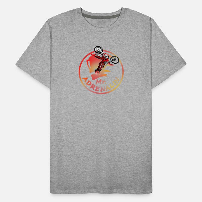 M. Adrenalin Cascade Motocross T-shirt bio Premium Homme