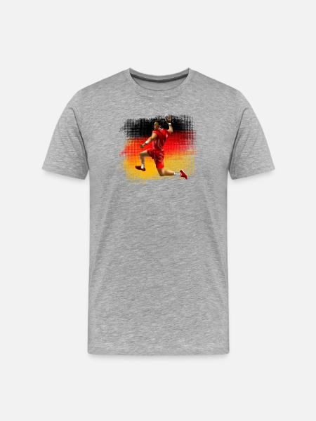 Handball - T-shirt bio Premium Homme - gris chiné