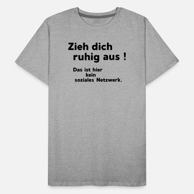 se déshabiller T-shirt bio Premium Homme