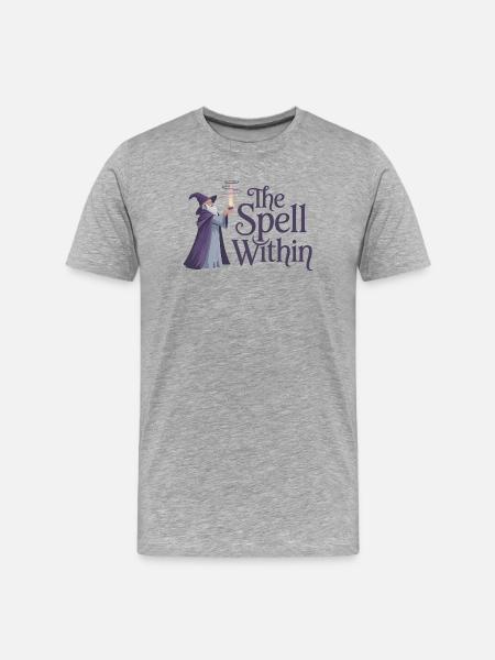 Magic Wizard - Men's Premium Organic T-Shirt - heather grey
