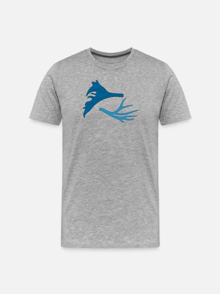 Bois de cerf - T-shirt bio Premium Homme - gris chiné