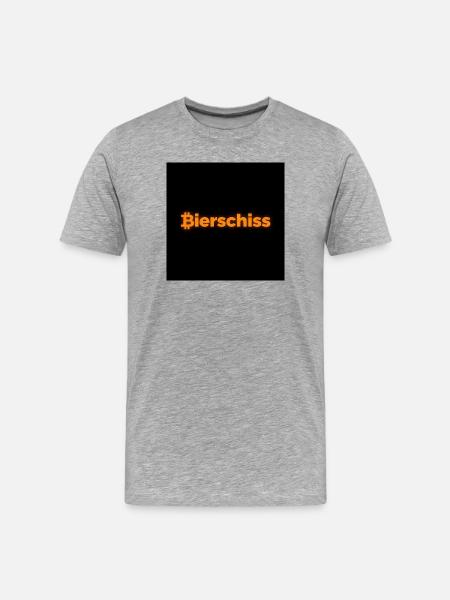 Bierschiss Malle - Men's Premium Organic T-Shirt - heather grey