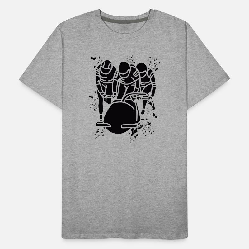 Bobsleigh Bobsleigh Bobsleigh à quatre T-shirt bio Premium Homme