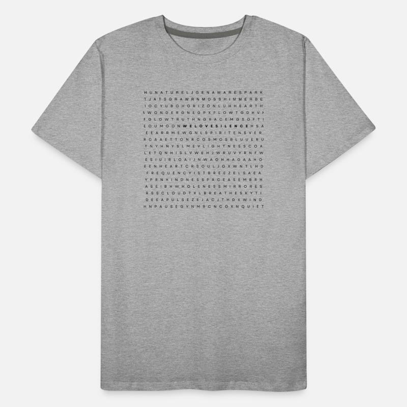 Nous aimons le silence T-shirt bio Premium Homme