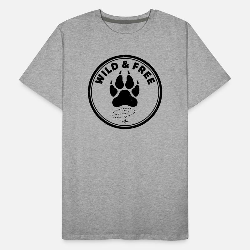 Sauvage et libre T-shirt bio Premium Homme