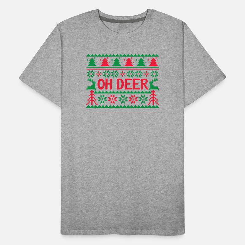 Pull moche - Oh Deer T-shirt bio Premium Homme