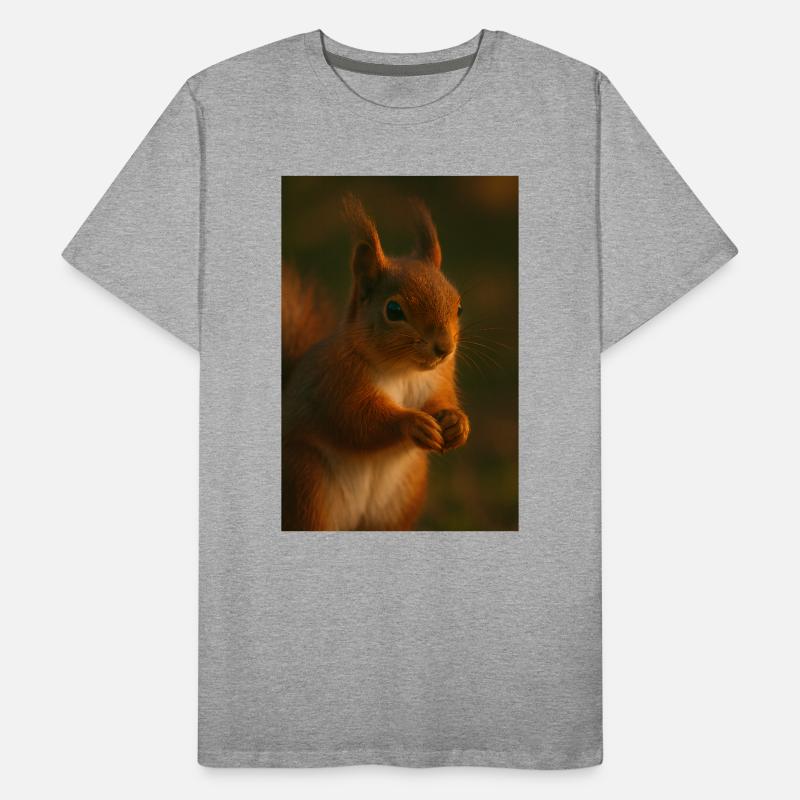 Tiere - Eichhörnchen Männer Premium Bio T-Shirt