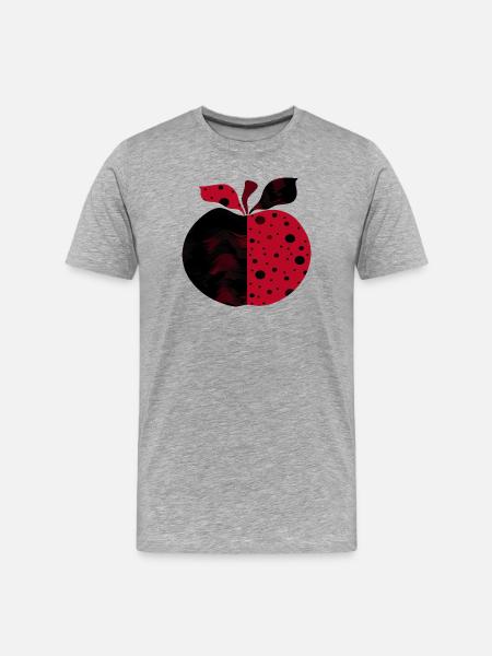 pomme - T-shirt bio Premium Homme - gris chiné