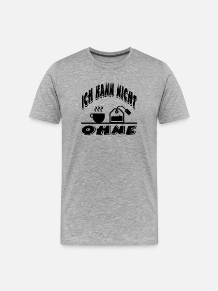 Tee - Männer Premium Bio T-Shirt - Grau meliert