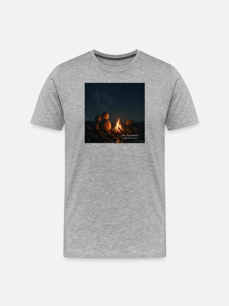 Mar&Mug story's - Men's Premium Organic T-Shirt - heather grey