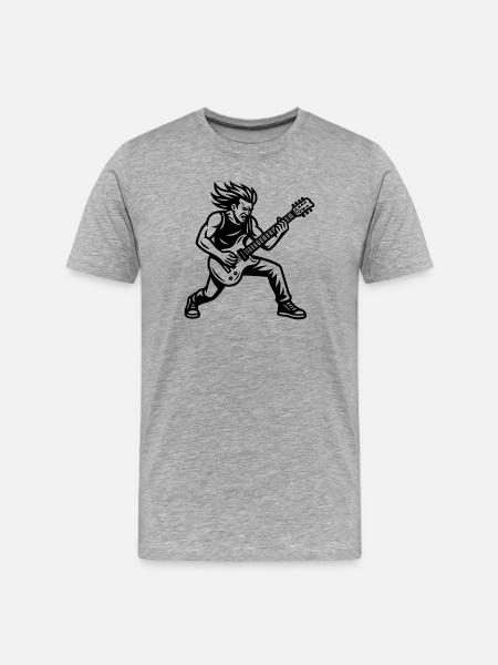 Rocker - Men's Premium Organic T-Shirt - heather grey