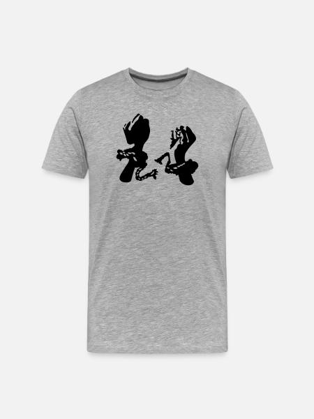 Freedom - Men's Premium Organic T-Shirt - heather grey