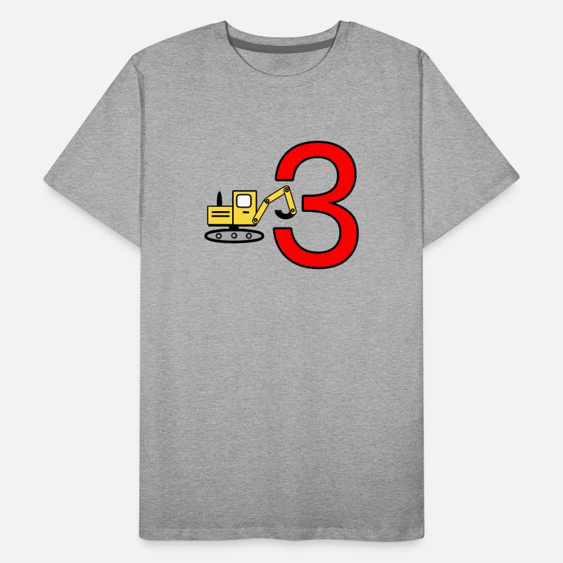 Bagger Männer Premium Bio T-Shirt