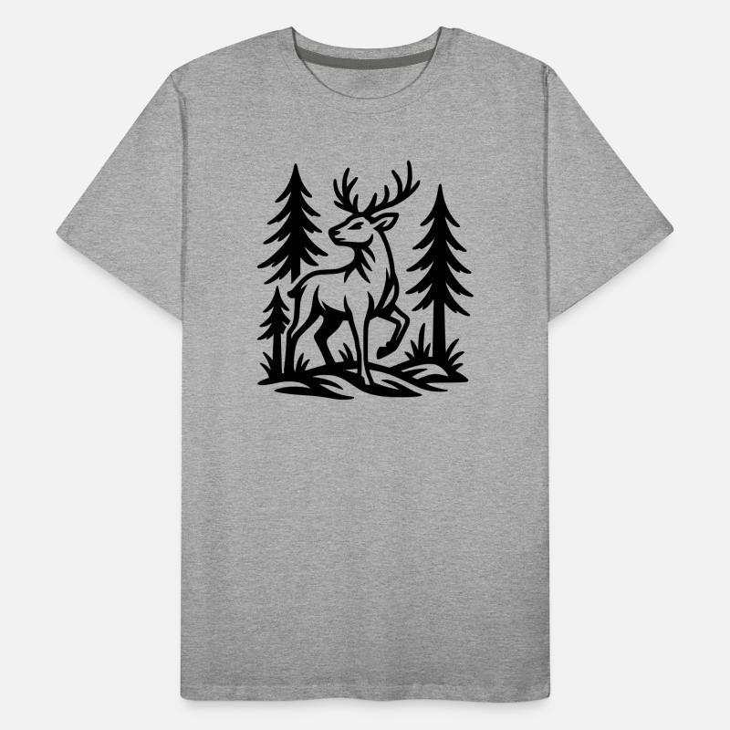 chevreuil T-shirt bio Premium Homme