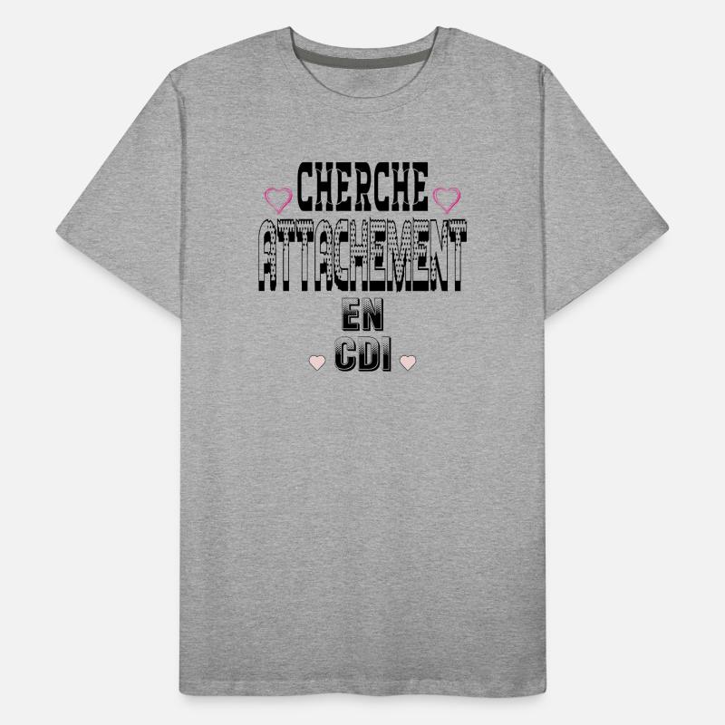 Cherche Attachement en CDI T-shirt bio Premium Homme