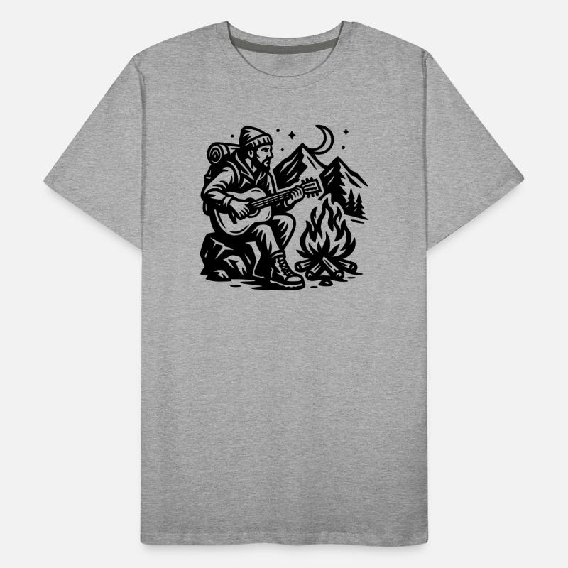 Feu de camp T-shirt bio Premium Homme