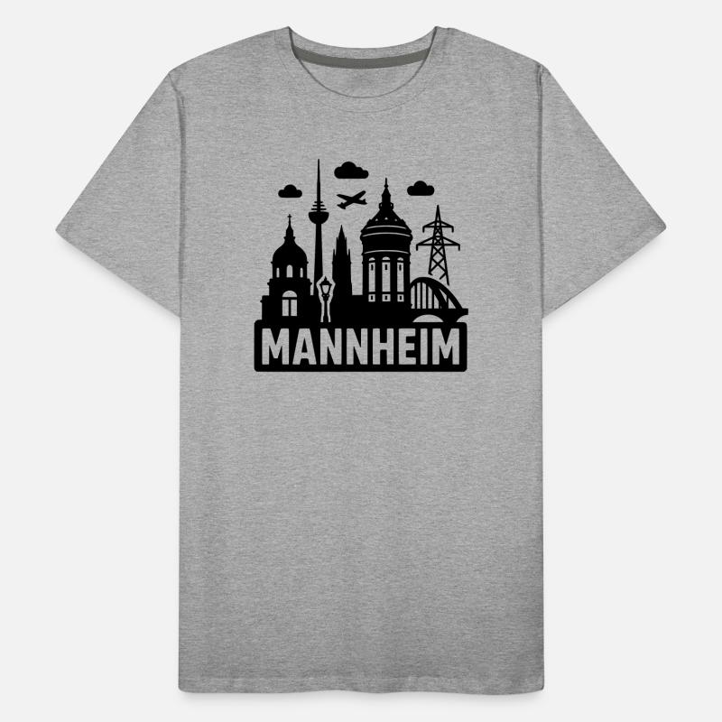 Mannheim Silhouette Men's Premium Organic T-Shirt