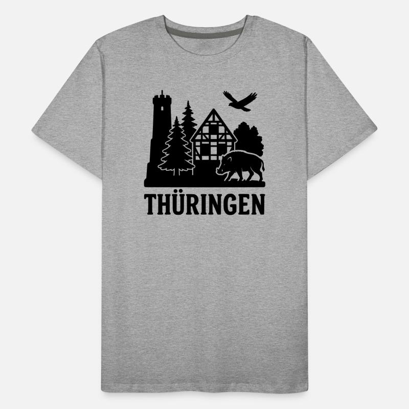 Silhouette Thuringe T-shirt bio Premium Homme