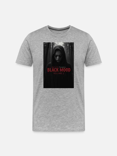 Black_Moods_Vol_2_2k_origin - Men's Premium Organic T-Shirt - heather grey