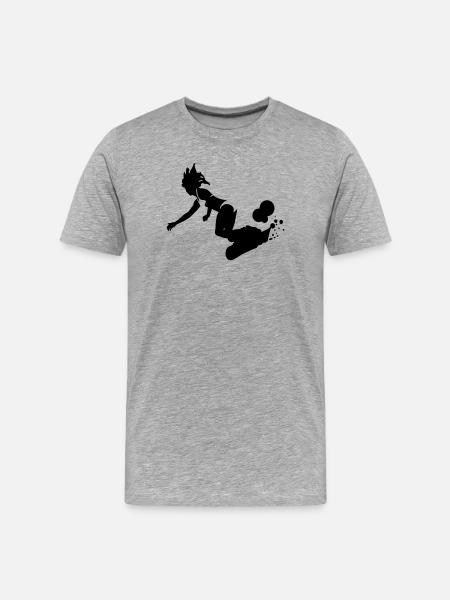 Snowboard - Men's Premium Organic T-Shirt - heather grey