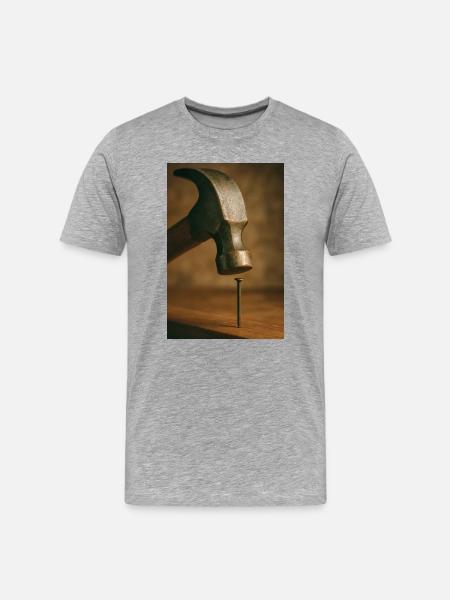 Profession - Carpenter - Men's Premium Organic T-Shirt - heather grey