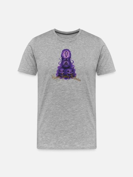 Happy Spooky Halloween! - Men's Premium Organic T-Shirt - heather grey