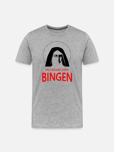 Hildegard - Men's Premium Organic T-Shirt - heather grey