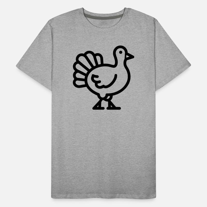 turkey Men's Premium Organic T-Shirt