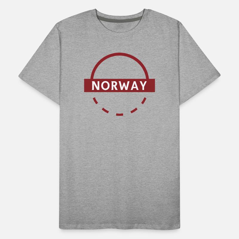 Norwegen Bogen Emblem Männer Premium Bio T-Shirt