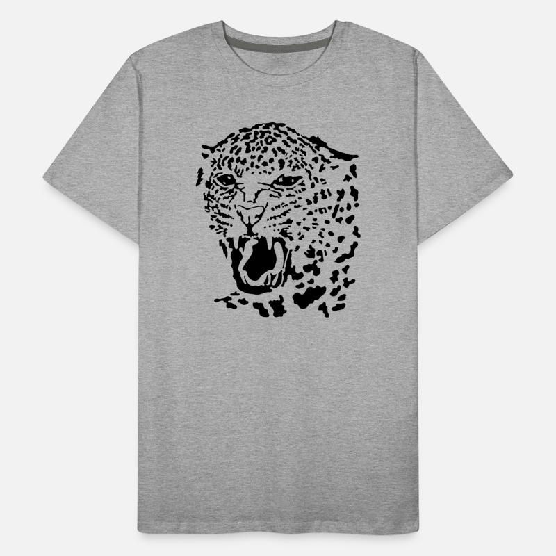 Leopard Men's Premium Organic T-Shirt