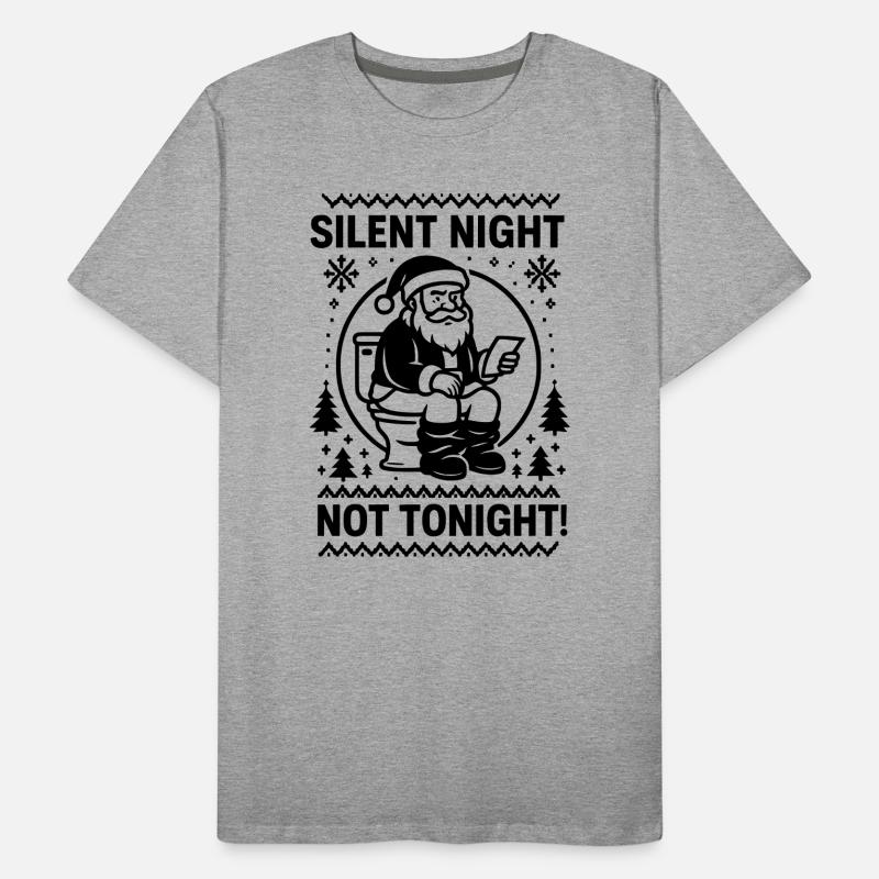 Nuit silencieuse pas ce soir T-shirt bio Premium Homme