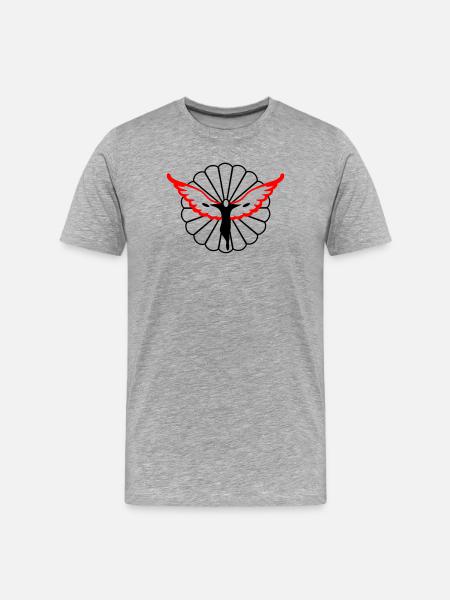 Angel - Men's Premium Organic T-Shirt - heather grey