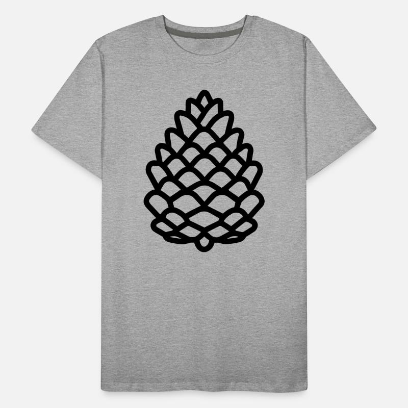 Pine Cone Men's Premium Organic T-Shirt